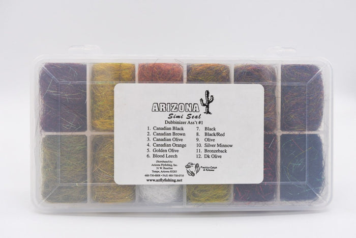 John Rohmer Arizona Simi Seal Dubbing Dispenser - Spawn Fly Fish - John Rohmer
