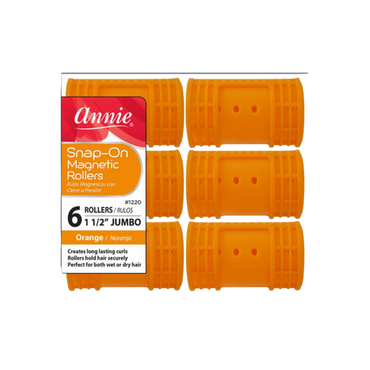 Jumbo Snap-On Magnetic Rollers: Orange