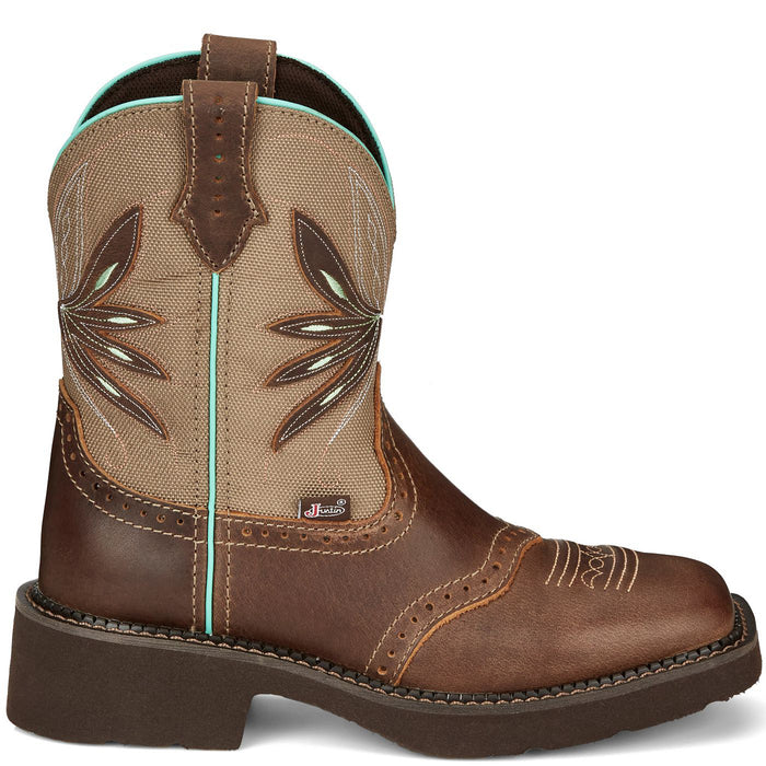 Justin Boots Women's Nettie 8" Western Boot Western Boots Justin Boots Tan 10 B