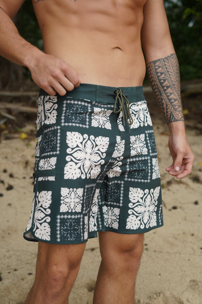 Kamekona Kane Shorts *SHORT LENGTH* (WAREHOUSE SALE)