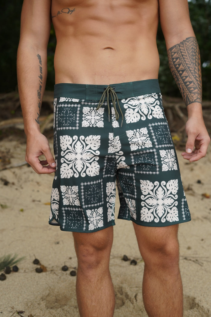 Kamekona Kane Shorts *SHORT LENGTH* (WAREHOUSE SALE)