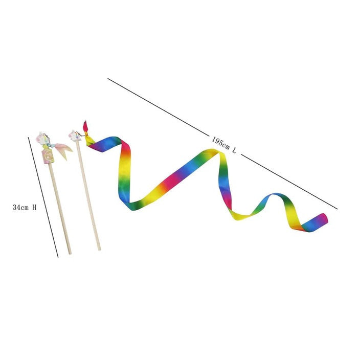 Kaper Kidz Unicorn Rainbow Dance Ribbon