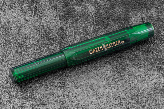 Kaweco Sport Fountain Pen Vivianite Green with Lanyard Pen Sleeve