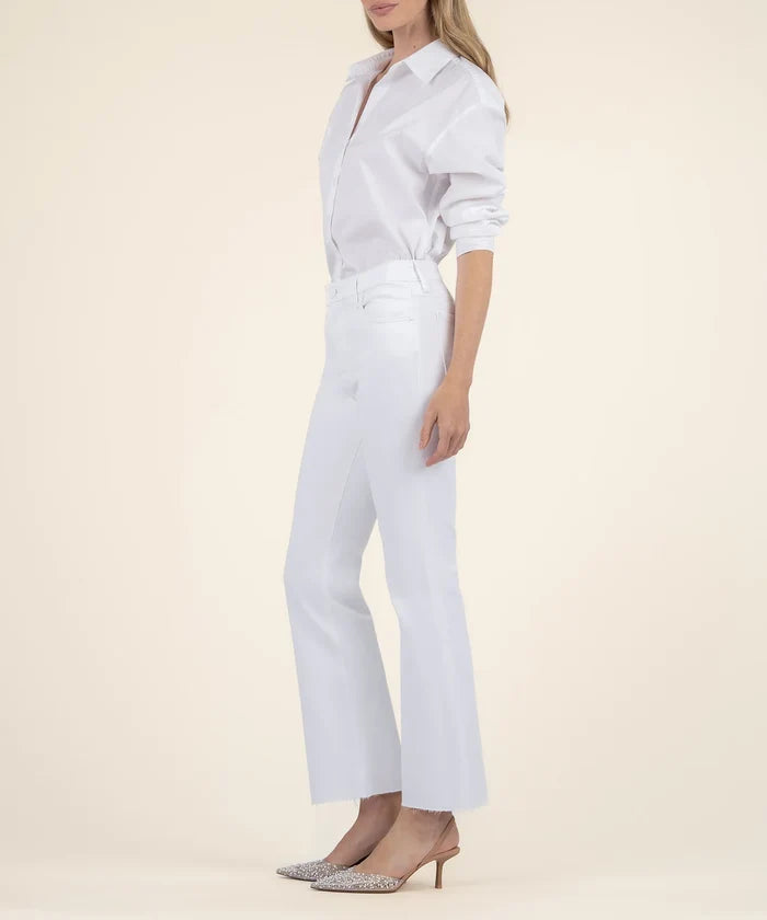 Kelsey Ankle Flare (Optic White)
