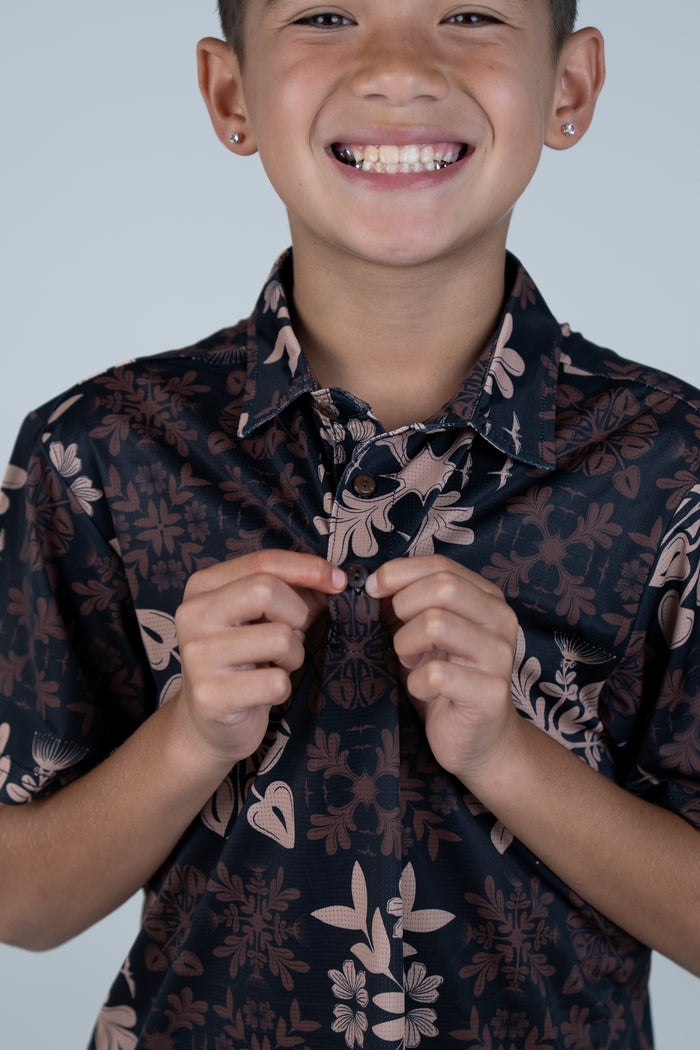 Keona Dry Fit Keiki Polo Shirt