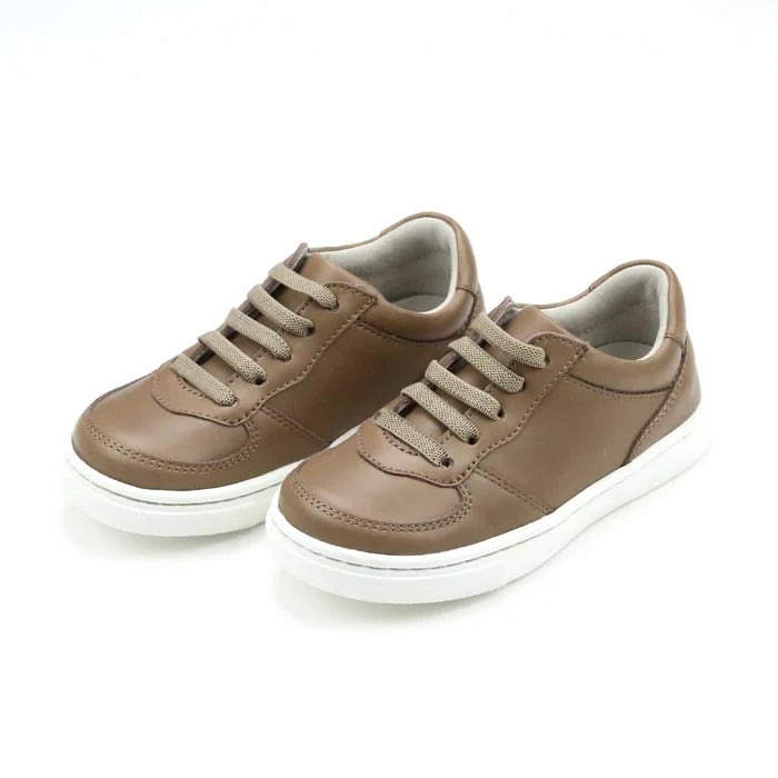 Lamour Grayson Mocha Elastic Lace Sneaker