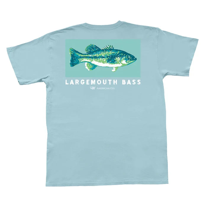 Largemouth Bass Tee (Chambray)