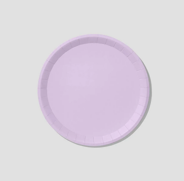 Lavender Large Paper Party Plates