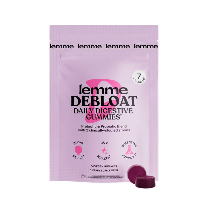Lemme Debloat Daily Digestive Probiotic Vegan Gummies - 14 gummies