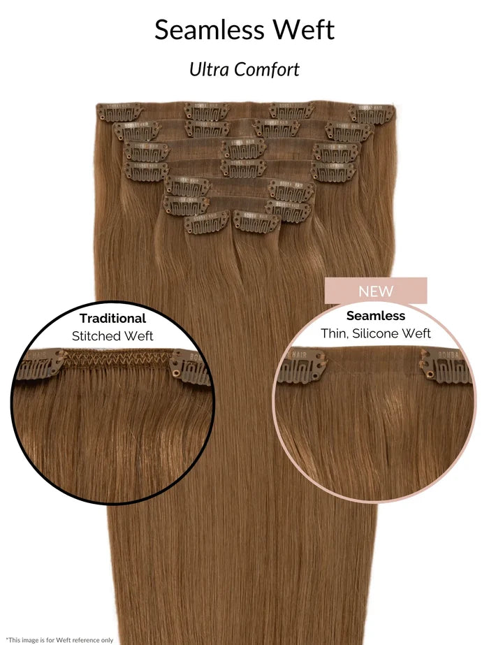 Light Grey (LG) Seamless Clip-Ins