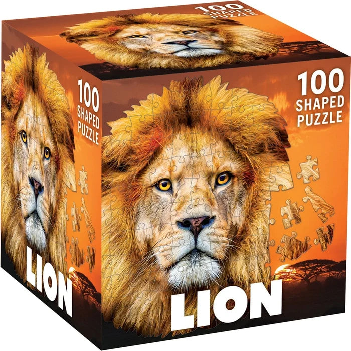 Lion 100-Piece Shaped Puzzle
