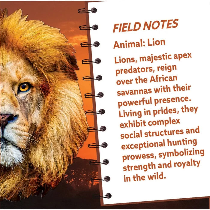 Lion 100-Piece Shaped Puzzle