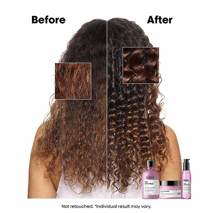 L'Oreal Professionnel Liss Unlimited Shampoo For Frizzy & Unruly Hair With Pro-Keratin (300ml)