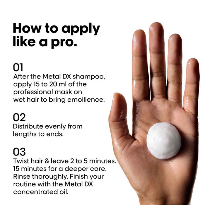 L'Oreal Professionnel Metal Dx Shampoo & Hair Mask Combo Serie Expert (300+250)gm