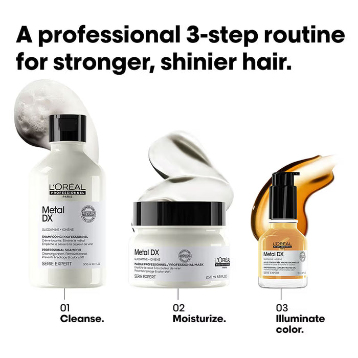 L'Oreal Professionnel Metal Dx Shampoo & Hair Mask Combo Serie Expert (300+250)gm