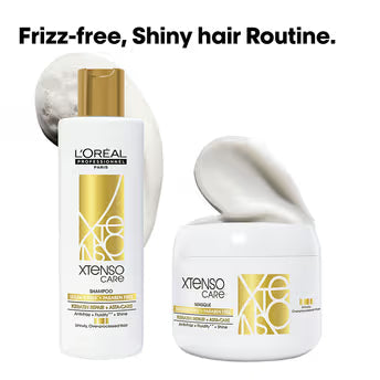 L'Oreal Professionnel Xtenso Care Sulfate-Free Shampoo For Frizz-Free, Shiny & Manageable Hair (250ml)