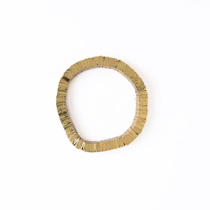Lucille Square Bracelet in Gold