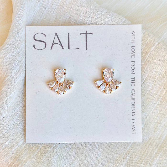 LUX STUD EARRINGS | diamond statement studs | sparkly studs