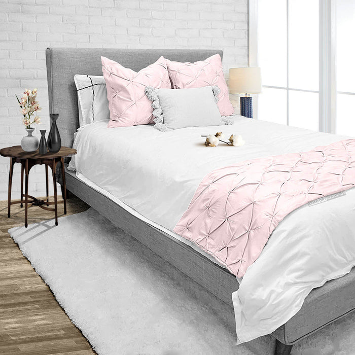 Pink Pinch bed Runner