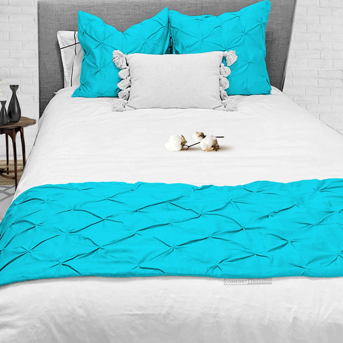 Turquoise Bed Runner