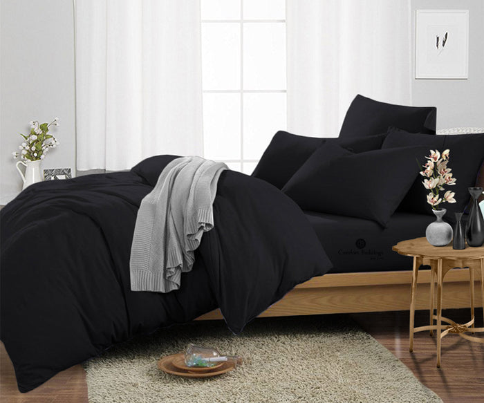 Black Duvet Cover Set