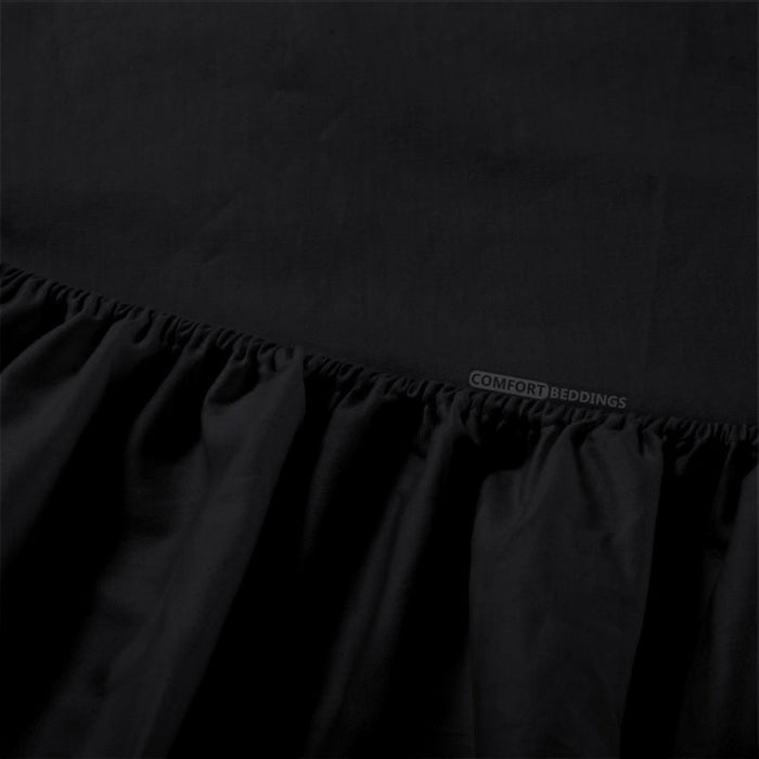 Black Round Sheets Set