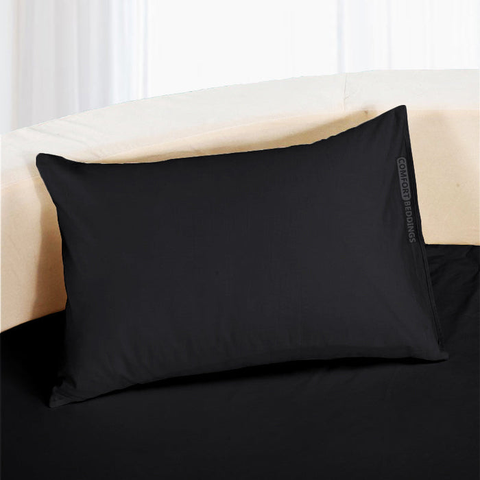 Luxury Black Round Bed Sheets 84 & 96 Inch Diameter