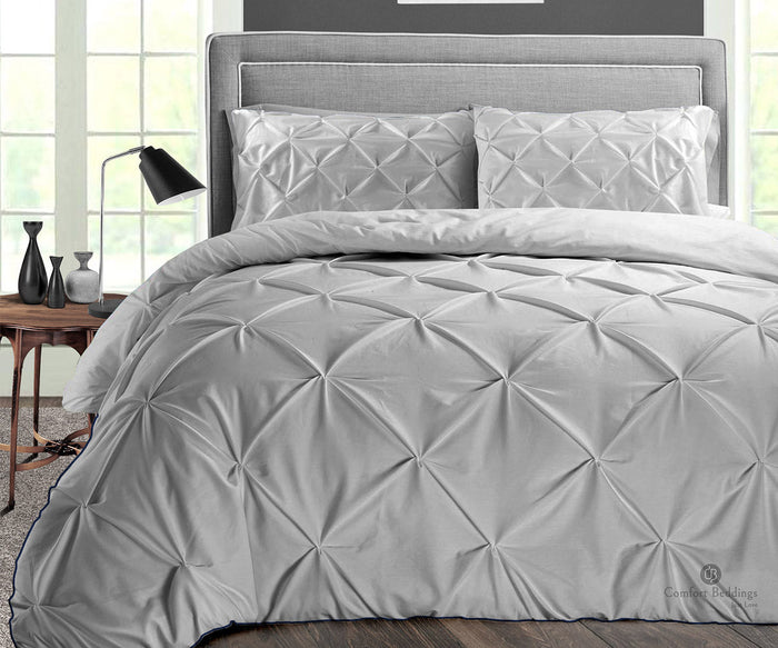 Light Grey Pinch Comforter