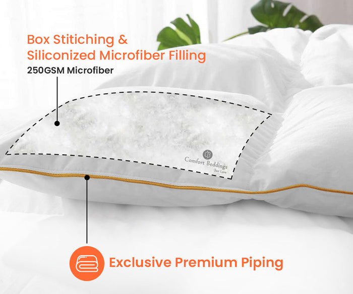 Luxury Lilac Diamond Ruffle Comforter Set