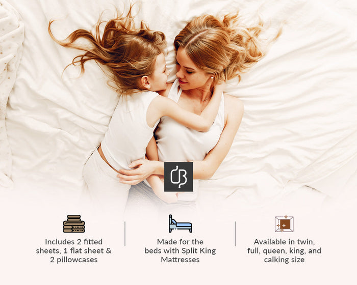 Luxury Moss Split Sheet Set100% Egyptian Cotton