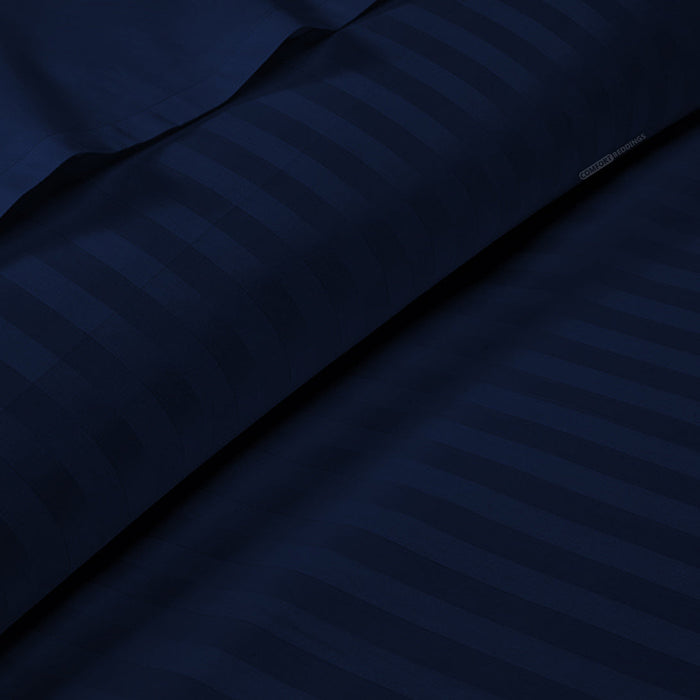Navy Blue Stripe Duvet Covers