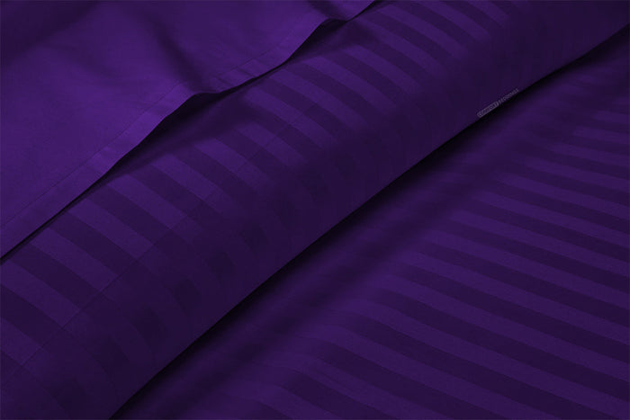 Purple Stripe Pillowcase