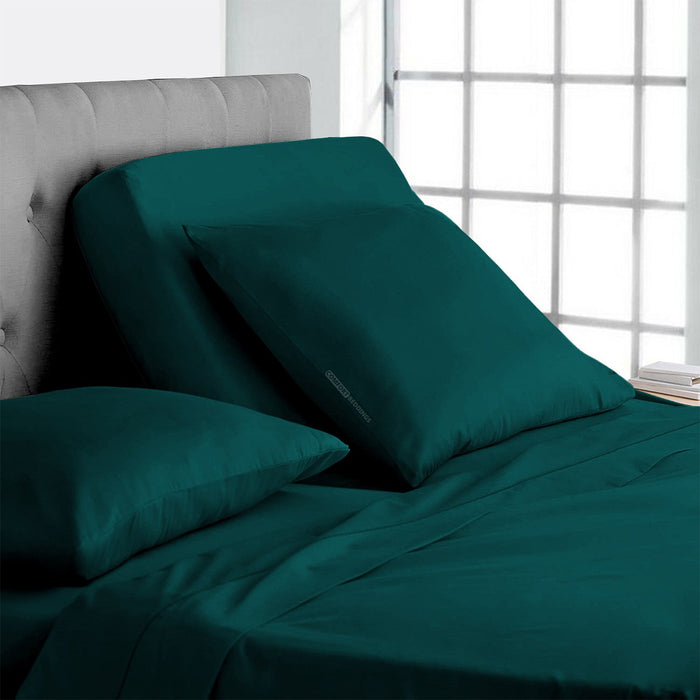 Teal Split Head Sheets Set