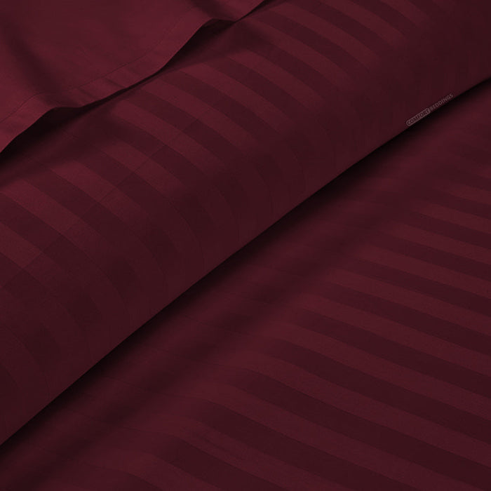 Wine Stripe Duvet Covers