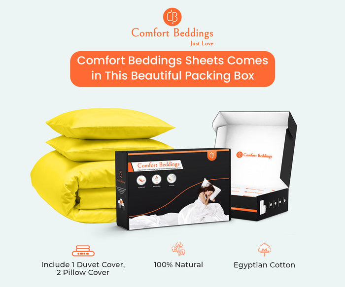Yellow Duvet Cover Set