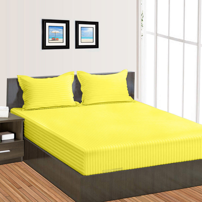Yellow Stripe Fitted Sheets