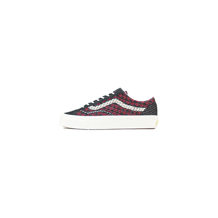 Lx Old Skool 36 Ek (Geo Check Bordeaux)