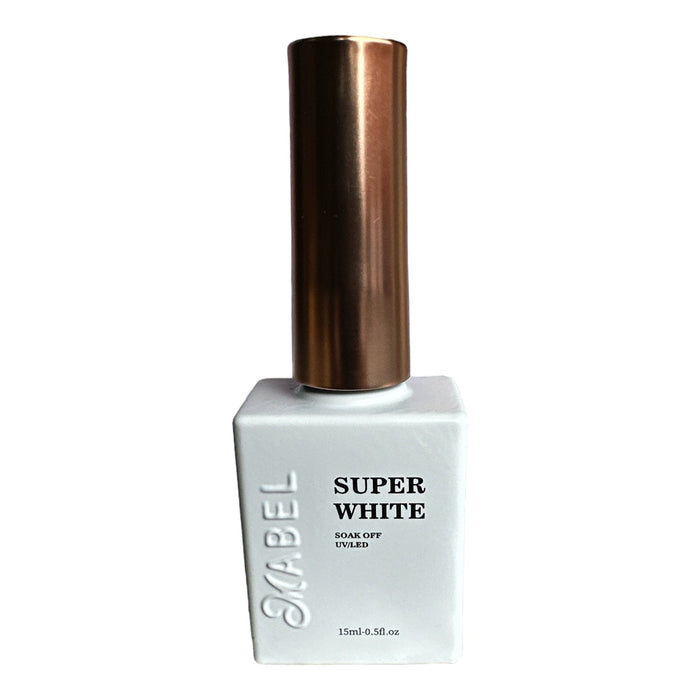 Mabel Soak off Gel Polish - Super White