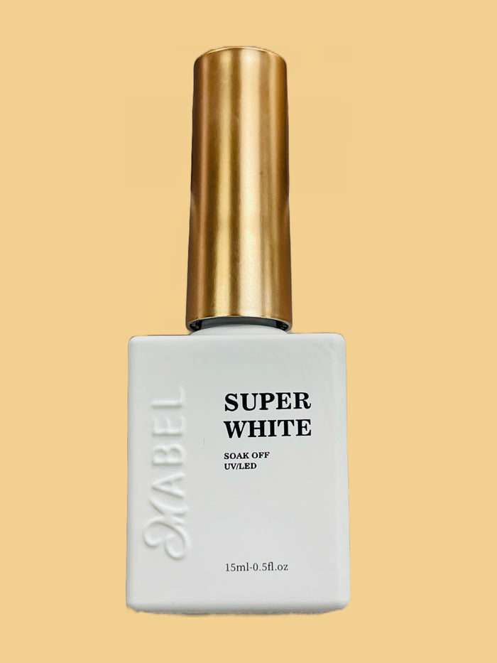 Mabel Soak off Gel Polish - Super White