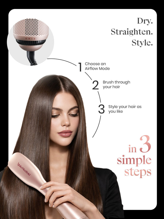 MakeMeeBold Hair Straightening & Protection Combo