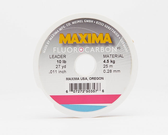 Maxima Fluorocarbon Fishing Line - Leader Wheel - Spawn Fly Fish - Maxima