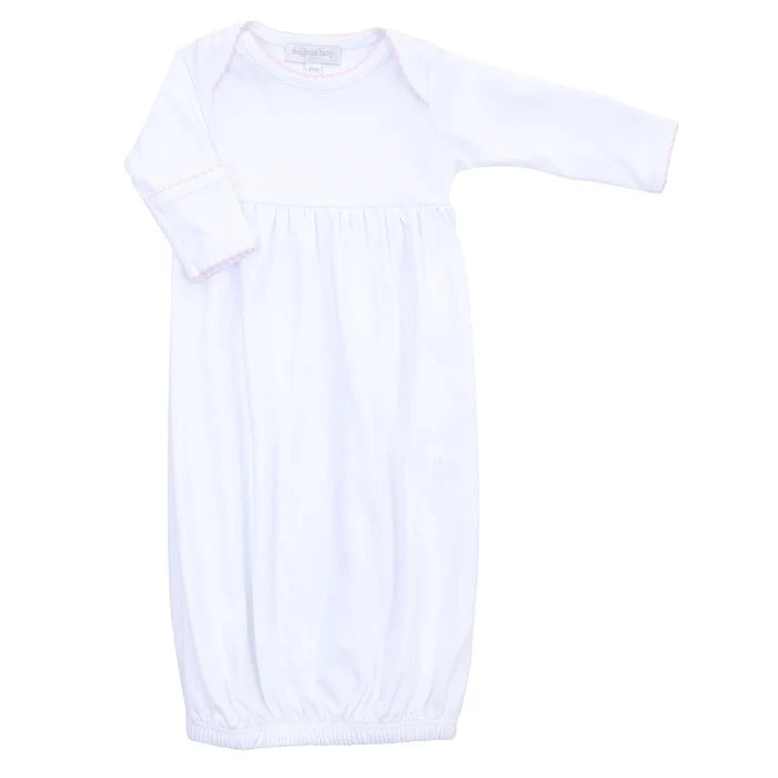 MB Essentials Gown w/ Pink Trim