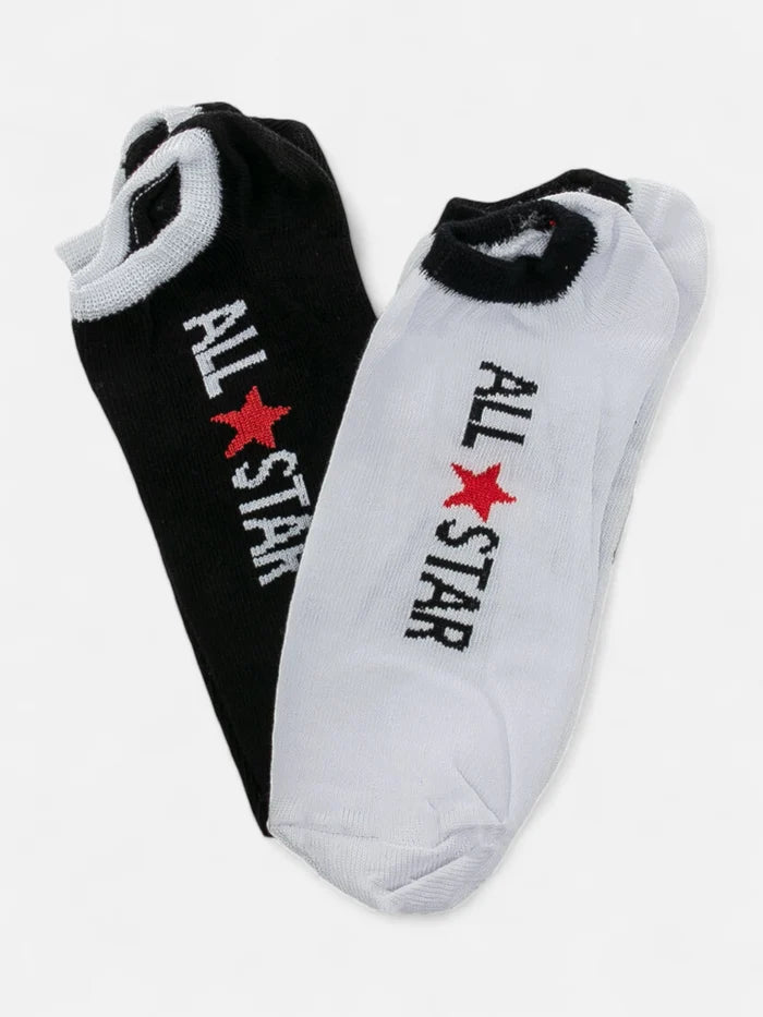 Medias Converse All Star Negro Blanco
