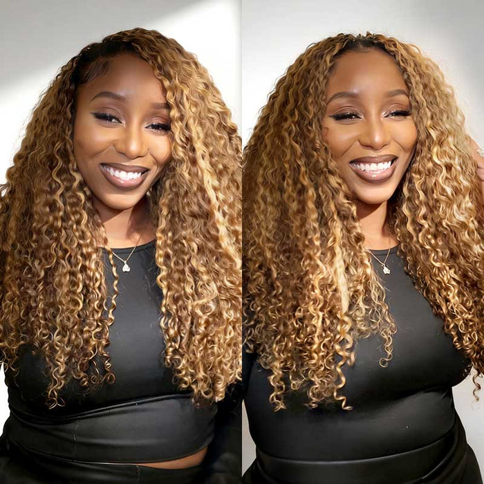 Member Sale |QVR Burmese Curly Feather Crochet Hair Highlight #P4/27