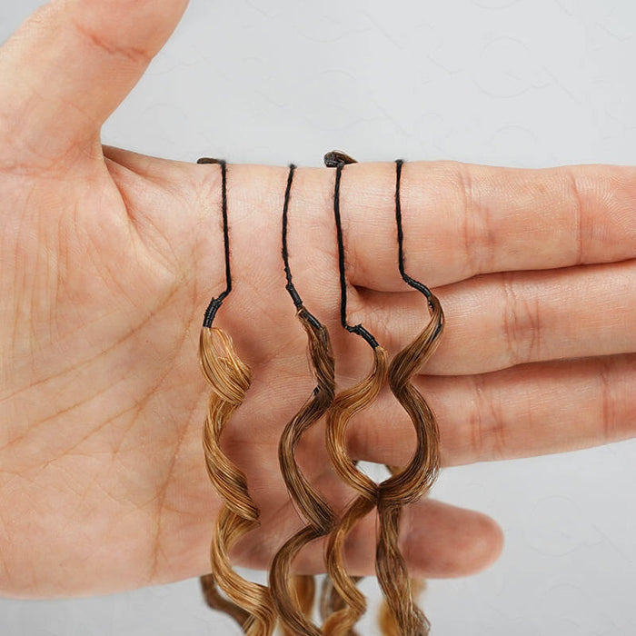 qvr crochet hair with invisible knots designs