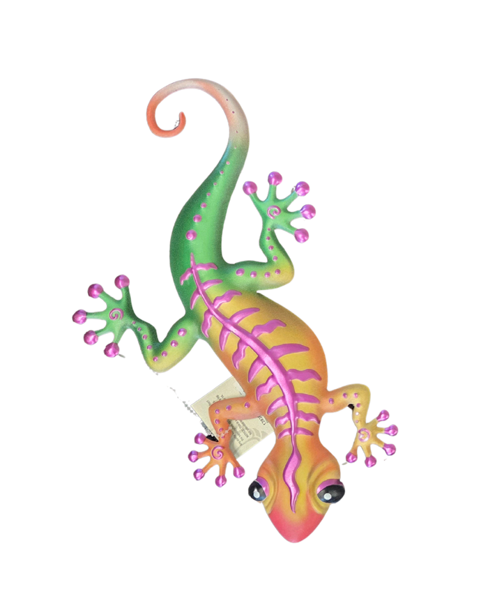 Metal Gecko - rainbow - Plunkett's Hallmark