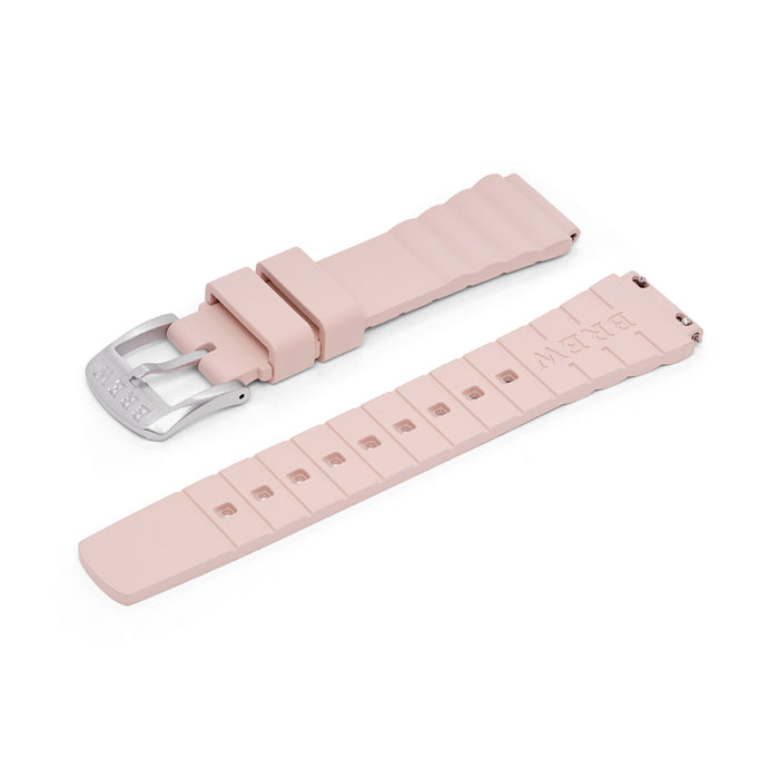 Metric Lite - Rubber Strap in Rose 18.00mm