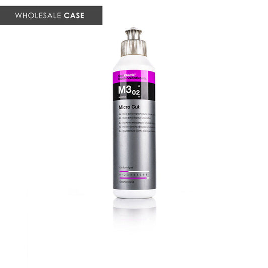 Koch-Chemie Micro Cut 250ml front view with the text "Wholesale Case" on a white background.