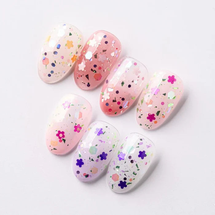 MITHMILLO Flower Cakegel Series 1 Flower Glitter Collection