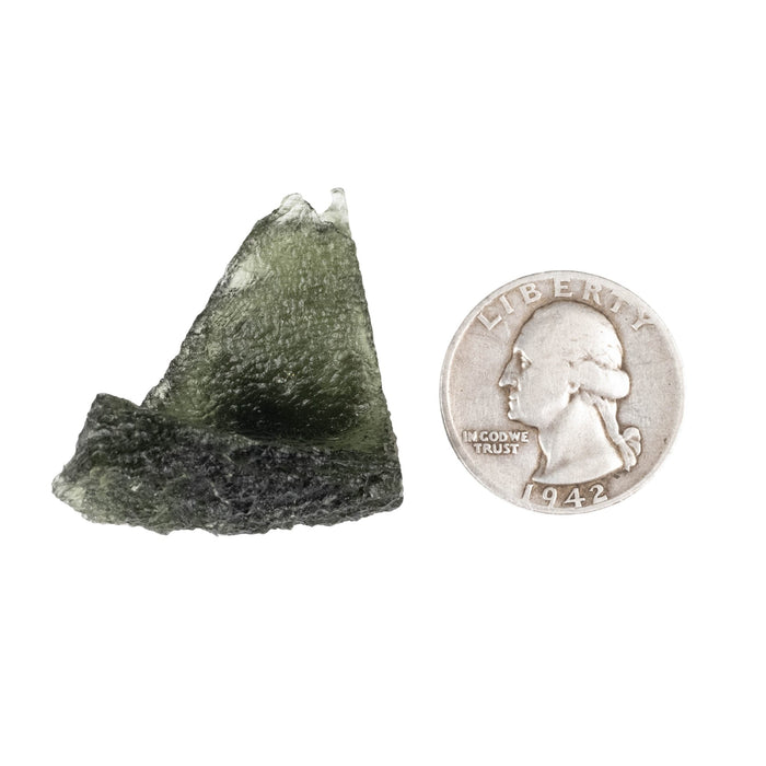 Moldavite 11.85 g 33x23x13mm - InnerVision Crystals